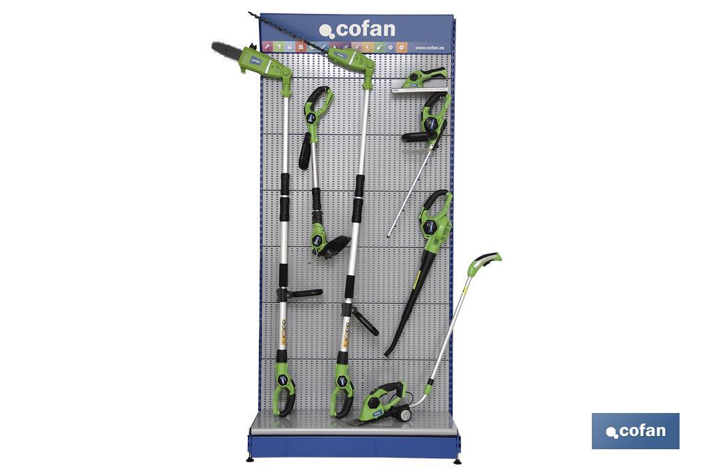 EXPOSITOR MODULAR DE HERRAMIENTA A BATERÍA DE JARDÍN (PACK: 1 UDS)