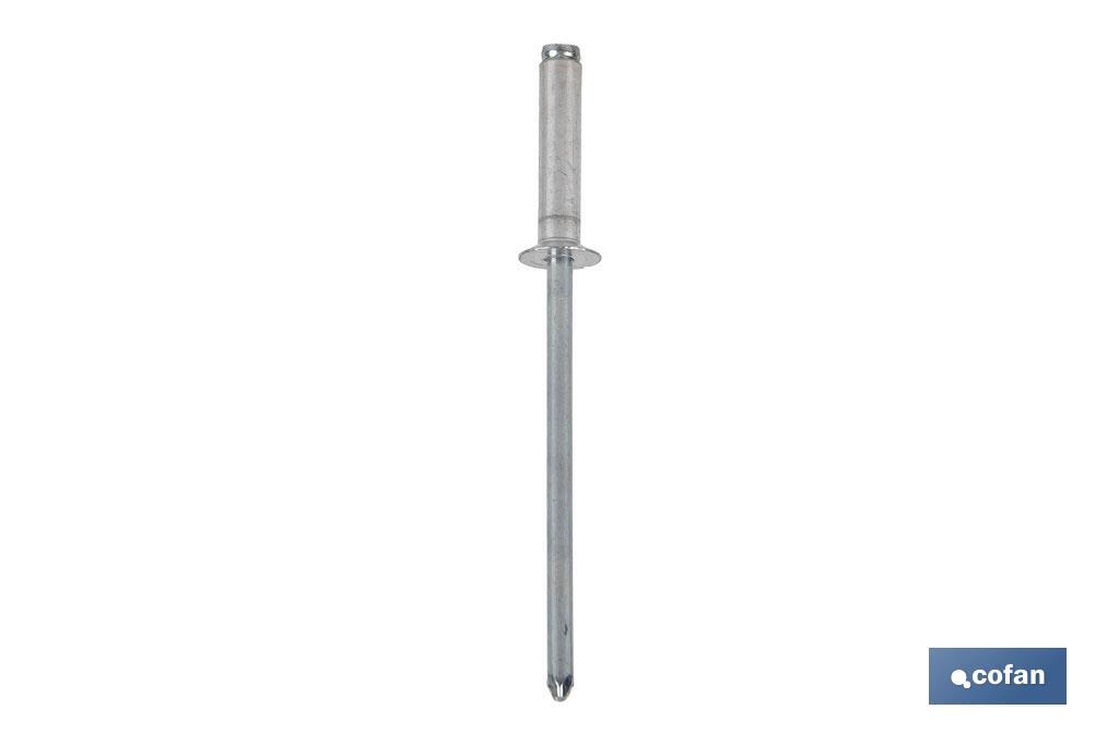 REMACHE ALUM. STAND. AVELLANADO 4 X 14 MM (PACK: 500 UDS)