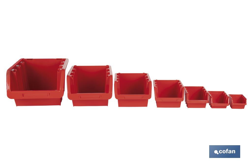 GAVETA ROJA 290 X 200 X 150 MM (PACK: 1 UDS)