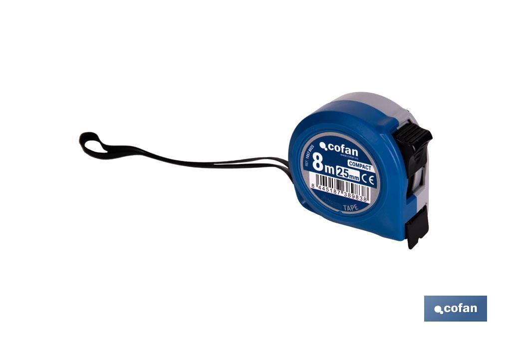 FLEXÓMETRO ESTÁNDAR 25 MM X 8 M (PACK: 1 UDS)