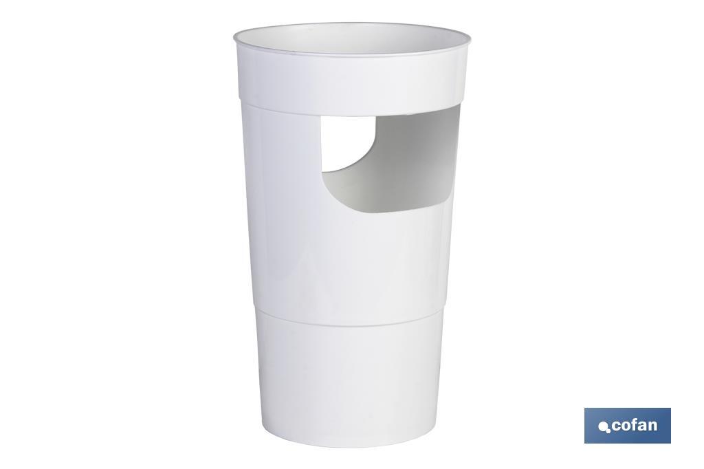 PARAGÜERO  BLANCO POLIPROPILENO 27 X 20.6 X 45 CM (PACK: 6 UDS)