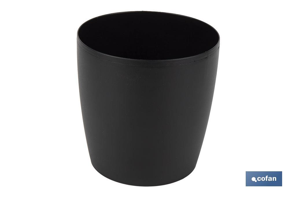 MACETA CAMELIA DE COLOR NEGRO 35 X 33 CM (PACK: 3 UDS)