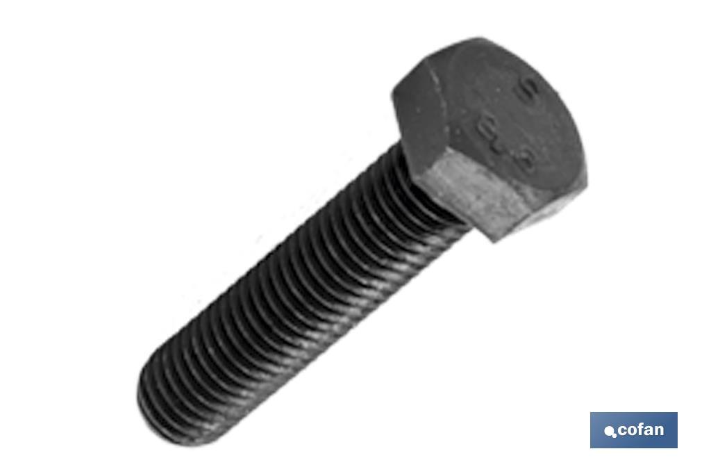 DIN-933 C-8.8 M-5 X 16 N